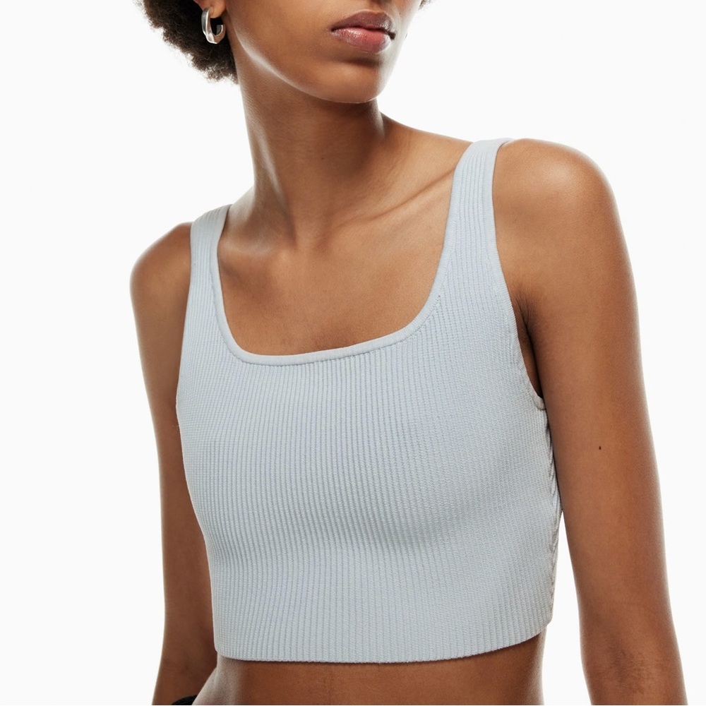 Babaton Sculpt Knit Squareneck Tank Top
